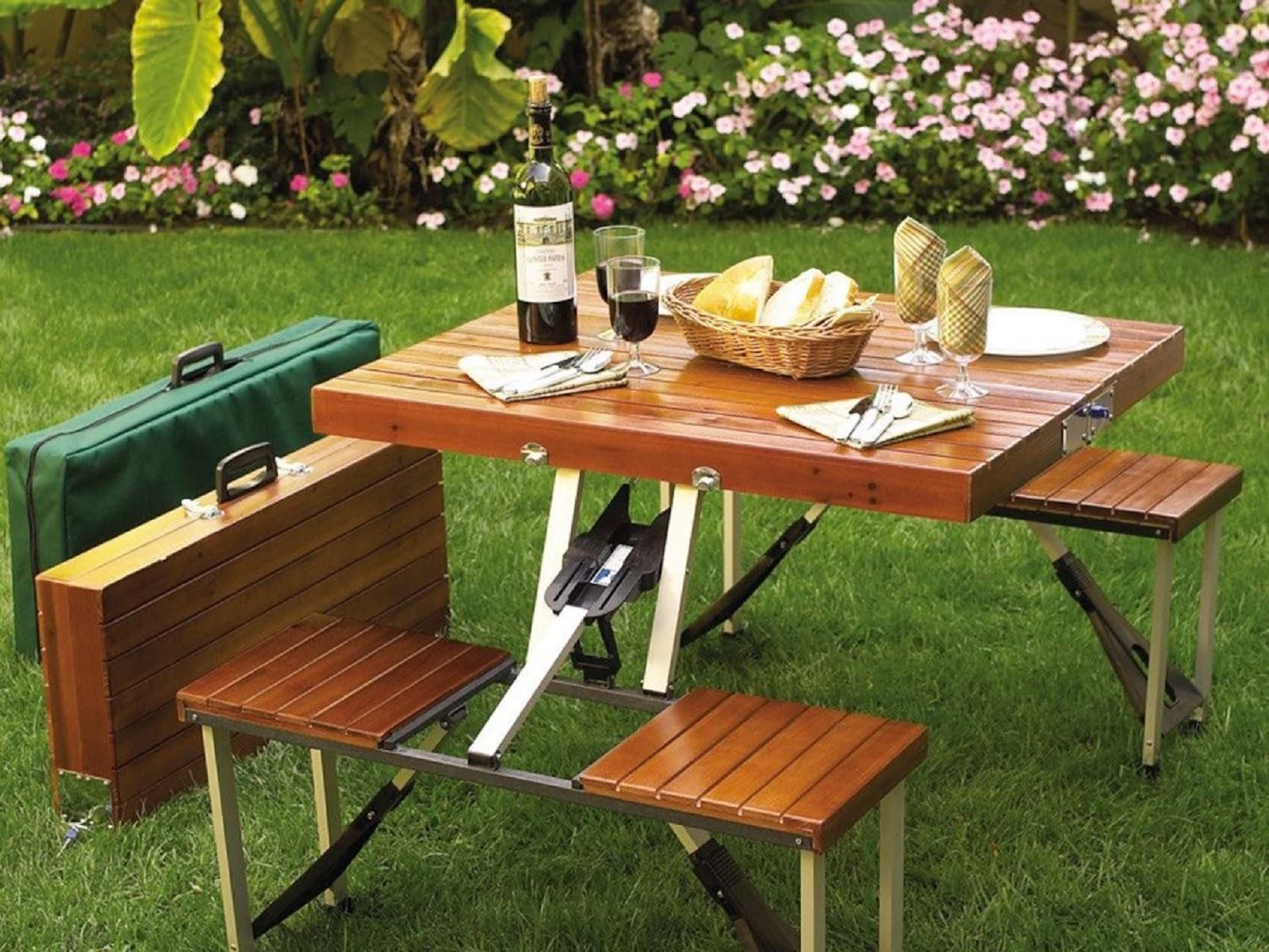 Наборы столов для пикника. Складной стол + две лавки Мебек HXPT-8829-A. Стол на природе. Стол туристический складной. Столик для пикника.