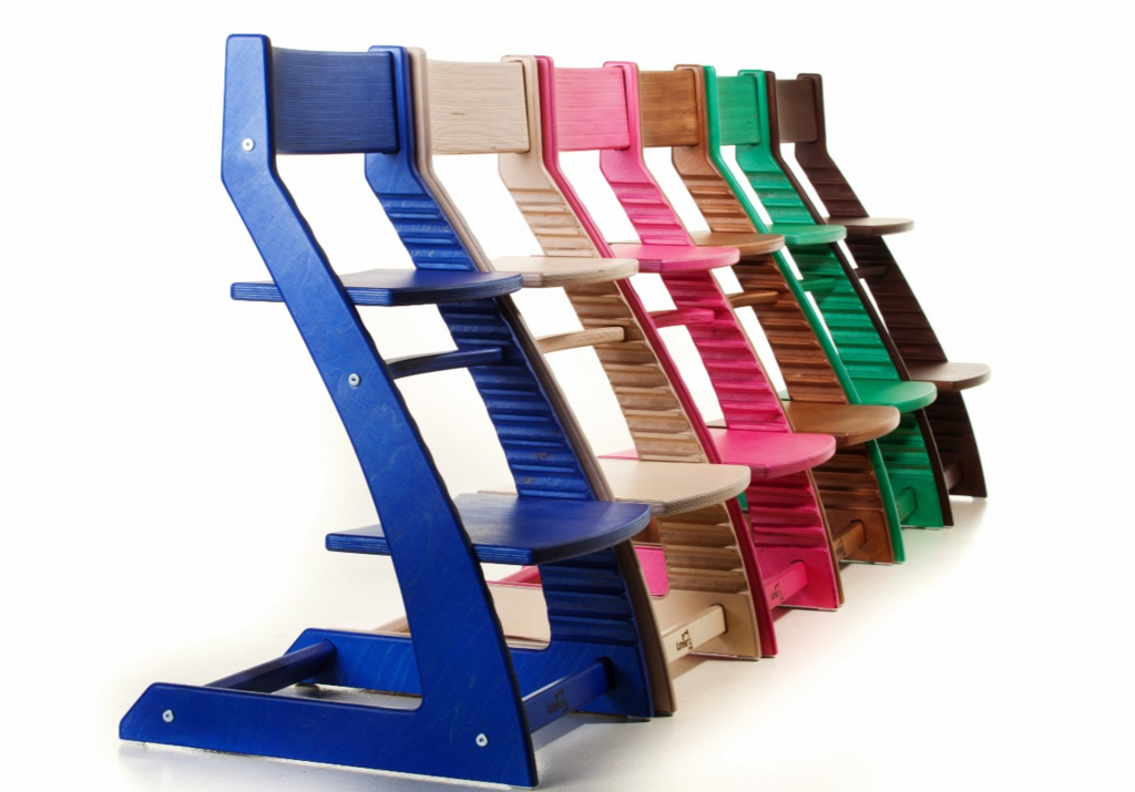 Детские стулья деревянные цветные