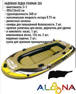 Надувная лодка купить в Омск
